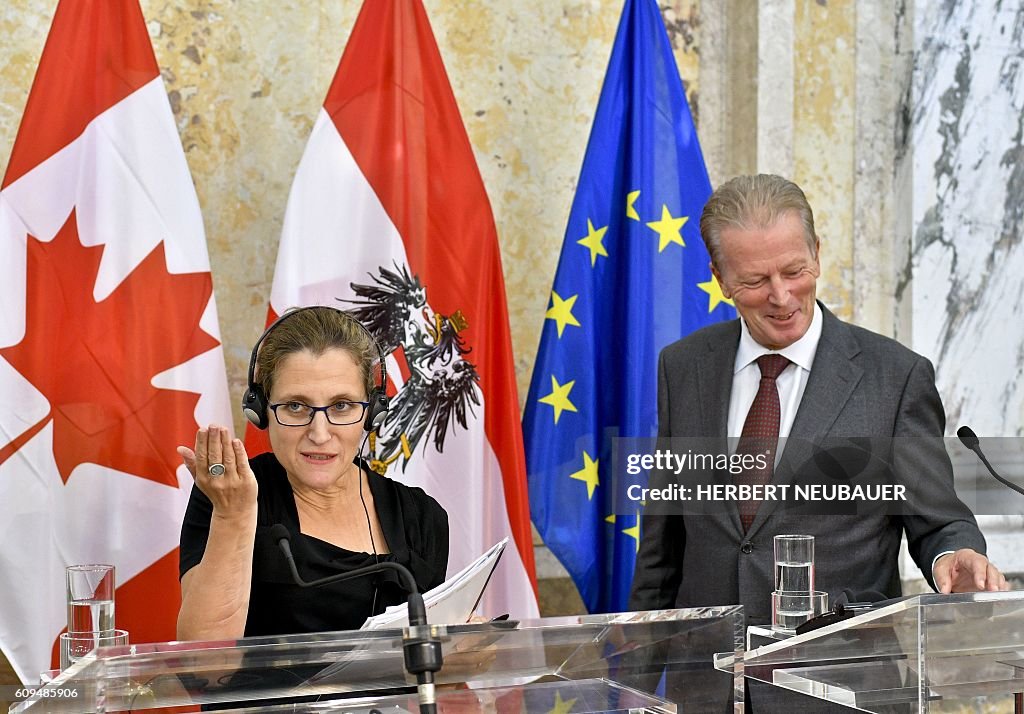 AUSTRIA-CANADA-CETA-TRADE