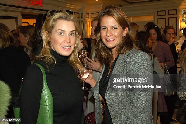 Serena Boardman and Christina Floyd attend AKRIS Luncheon Viewing of the Spring 2007 Collection at Bergdorf Goodman on January 23, 2007 in New York...