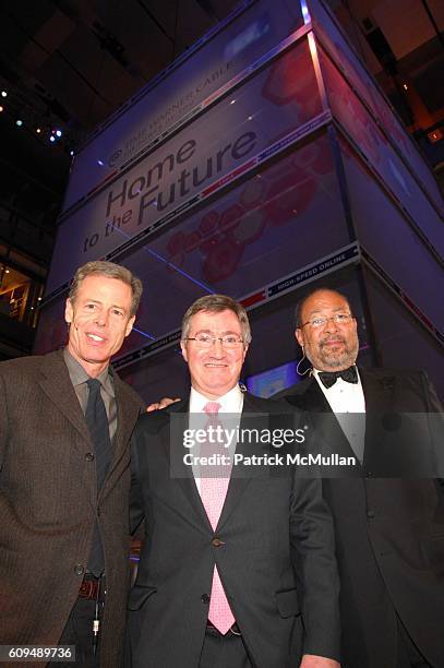 Jeff Bewkes, Glenn Britt and Richard Parsons attend Time Warner, Time Warner Cable present groundbreaking "Home to the Future" exhibit at Time Warner...