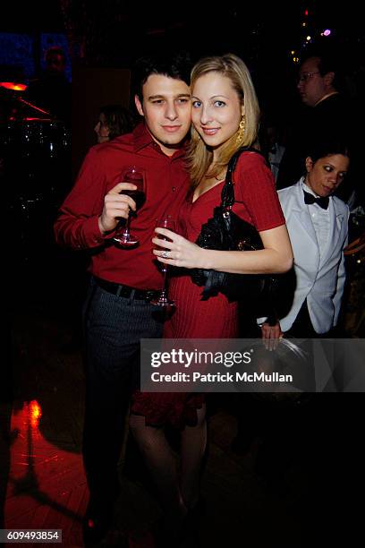 John Viola and Gina Sacco attend PRESTON BAILEY "Inspirations" Book Launch Party at Rainbow Room on January 31, 2007 in New York City.
