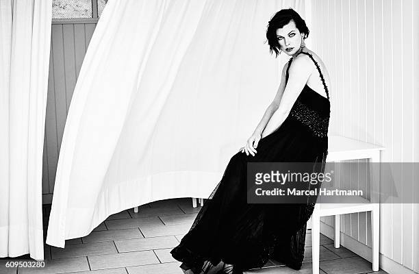 Actress Milla Jovovich is photographed for Vanity Fair Italy on May 19 2016 in Cannes, France.