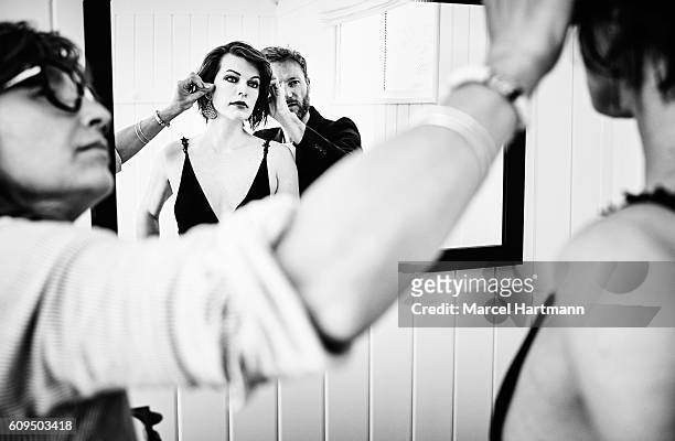 Actress Milla Jovovich is photographed for Vanity Fair Italy on May 12 2016 in Cannes, France.