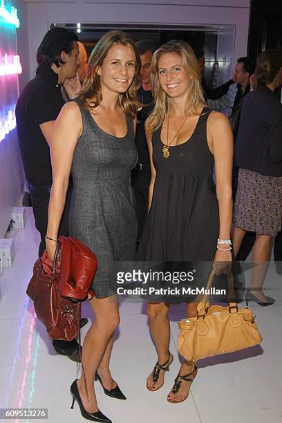 Christina Floyd and Alexandra Cooper attend Tony Ingrao & Randy Kemper Present DEVOLUTION by MARCO PEREGO at Ingrao Gallery on September 20, 2007 in...