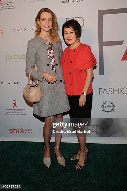 Model Natalia Vodianova and Yue Sai Kan attend Fashion 4 Development's 6th Annual Official First Ladies Luncheon at The Pierre Hotel on September 21,...