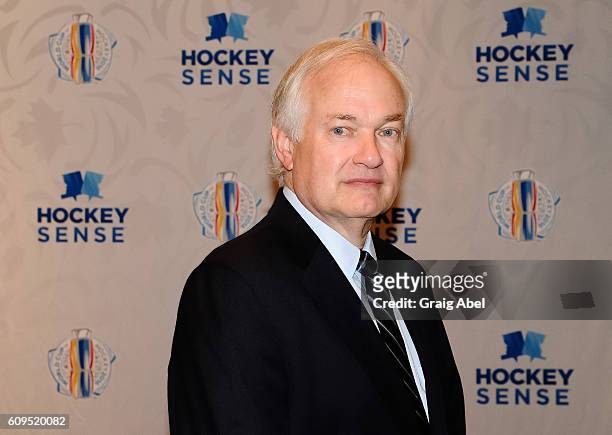 Don Fehr at Hockey SENSE, in partnership with the NHL, NHLPA and Beyond Sport at the World Cup of Hockey 2016 at the Hockey Hall of Fame on September...