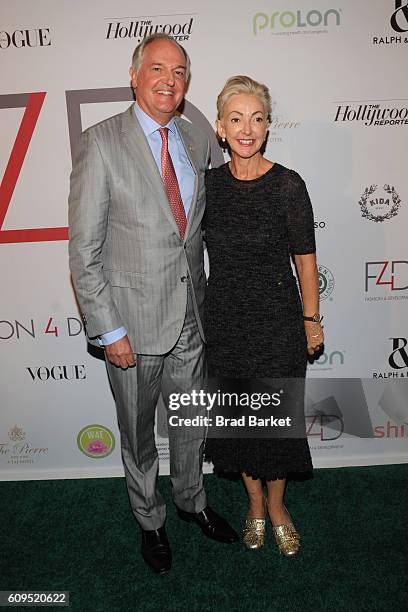Unilever CEO Paul Polman and Dermalogica Foundation founder Jane Wurwand attend Fashion 4 Development's 6th Annual Official First Ladies Luncheon at...