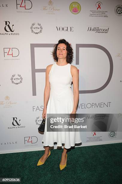 Photographer Garance Dore attends Fashion 4 Development's 6th Annual Official First Ladies Luncheon at The Pierre Hotel on September 21, 2016 in New...