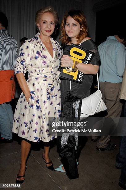 Carolina Herrera and Samantha Perelman attend INTERVIEW MAGAZINE, DIANE VON FURSTENBERG and W HOTELS Launch Party for BOB COLACELLO's new book "OUT"...