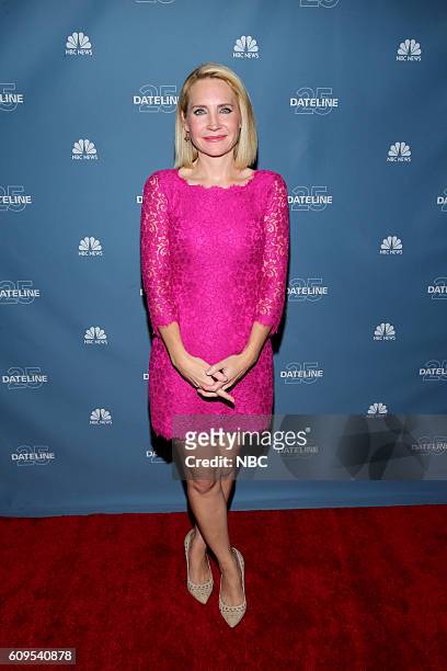 Dateline 25th Anniversary Event -- Pictured: Dateline Correspondent Andrea Canning --