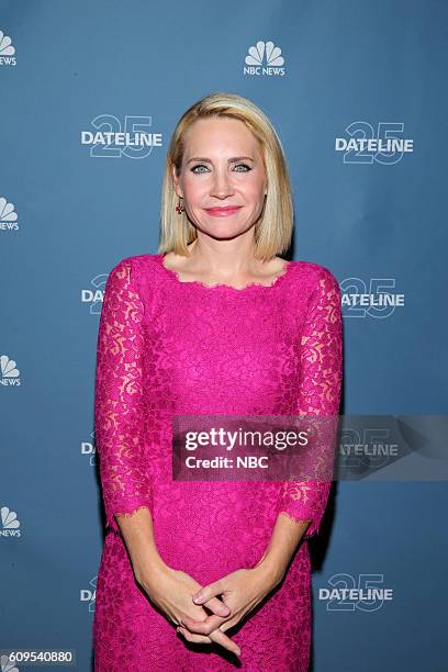 Dateline 25th Anniversary Event -- Pictured: Dateline Correspondent Andrea Canning --