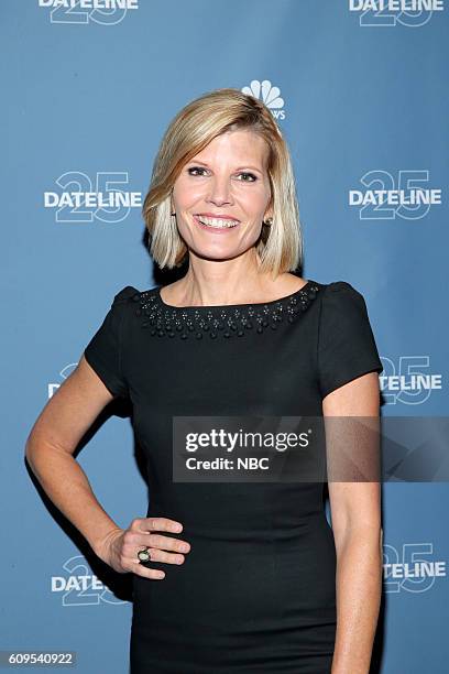 Dateline 25th Anniversary Event -- Pictured: NBC News Correspondent Kate Snow --