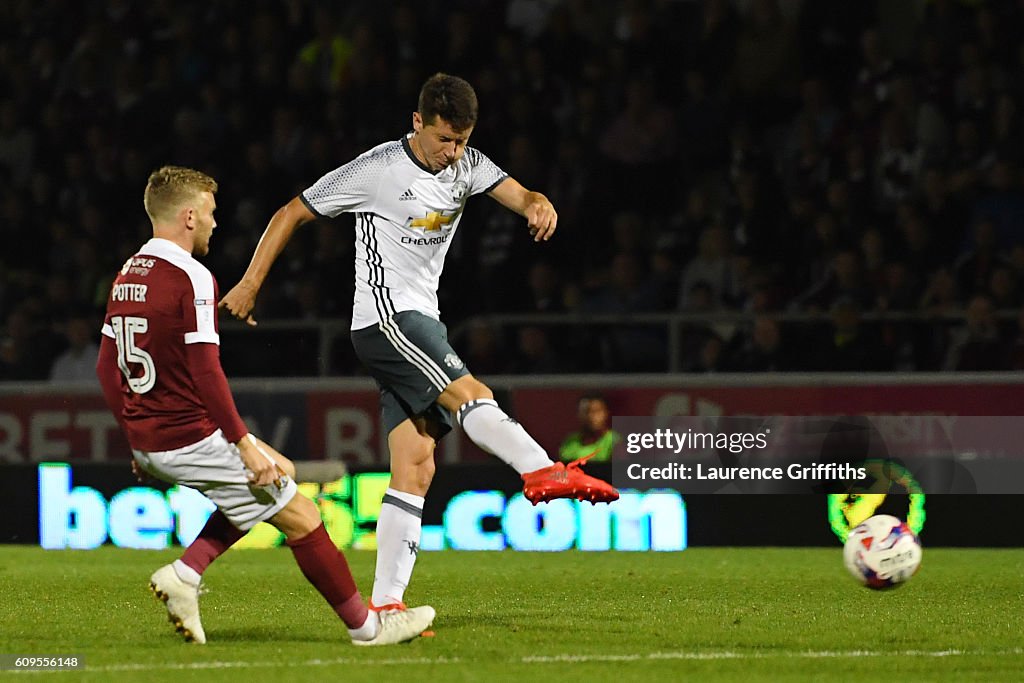 Northampton Town v Manchester United - EFL Cup Third Round