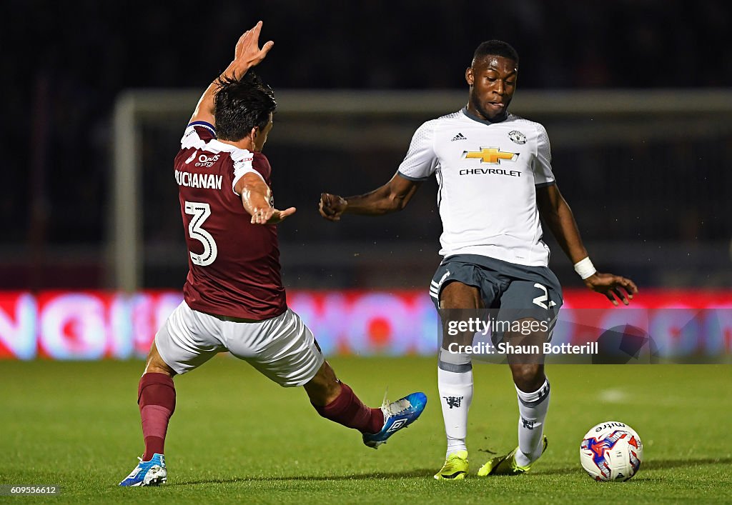 Northampton Town v Manchester United - EFL Cup Third Round