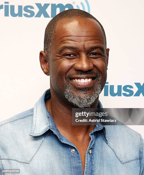 Singer Brian McKnight visits the SiriusXM Studios on September 21, 2016 in New York City.