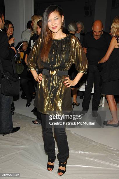 SuChin Pak attends CALVIN KLEIN COLLECTION Spring 2008 Fashion Show at Calvin Klein Inc. On September 11, 2007 in New York City.