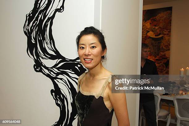 Sun K. Kwak attends FERRAGAMO ABBONDANZA Exhibit Dinner Hosted by Stephanie Seymour at Ferragamo on September 11, 2007 in New York City.