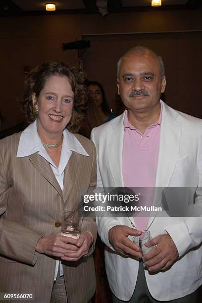 Susan Johnson and Bharat Bhise attend SANSKRITI CENTER Presents KAMASUTRA at Harvard Club on September 28, 2007 in New York City.