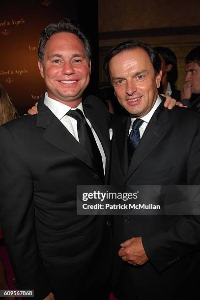 Jason Binn and Stanislas de Quercize attend VAN CLEEF & ARPELS hosts "UNE JOURNEE A PARIS" at Hammerstein Ballroom on September 4, 2007 in New York...