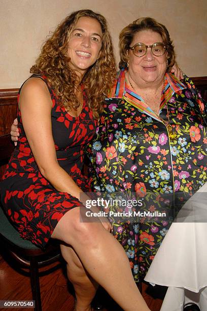 Kristi Jacobson and Elaine Kaufman attend Premiere of "TOOTS": A film by KRISTI JACOBSON at Tribeca Grill on September 9, 2007 in New York City.