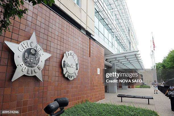 Chicago Police Department Headquarters on September 21, 2016. Police Department Superintendent Eddie Johnson announced that Chicago is to hire 970...