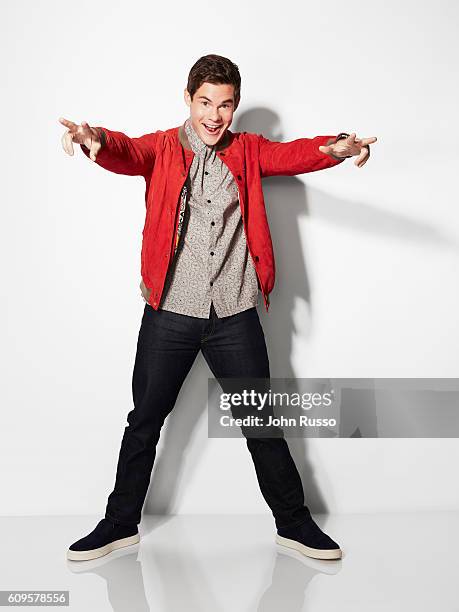 Actor Adam DeVine is photographed for 20th Century Fox on May 26, 2016 in Los Angeles, California.