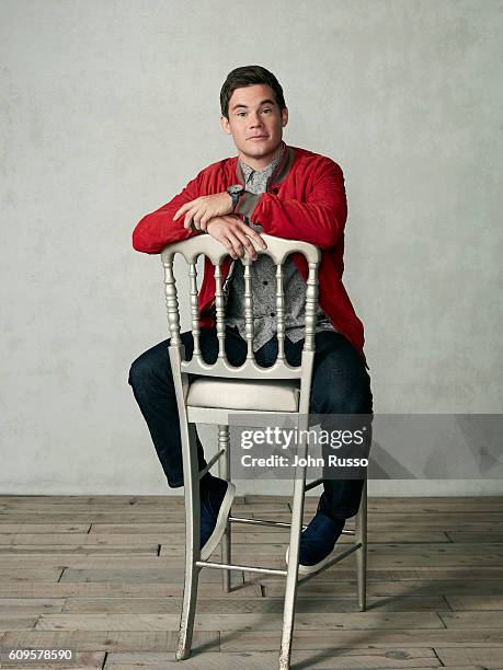 Actor Adam DeVine is photographed for 20th Century Fox on May 26, 2016 in Los Angeles, California.