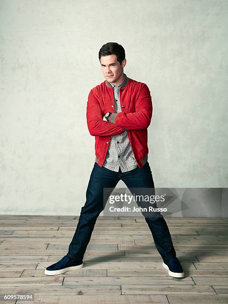 Actor Adam DeVine is photographed for 20th Century Fox on May 26, 2016 in Los Angeles, California.