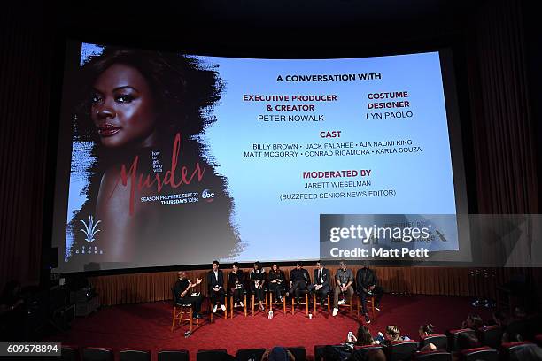 Walt Disney Television via Getty Images's How to Get Away with Murder" season premiere event took place Tuesday, September 20 at Pacific Theatres at...