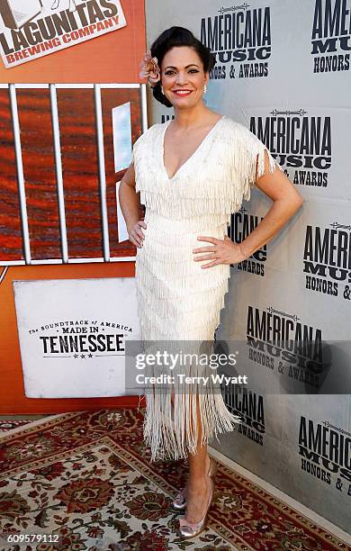 Angaleena Presley attends the Americana Honors & Awards 2016 at Ryman Auditorium on September 21, 2016 in Nashville, Tennessee.