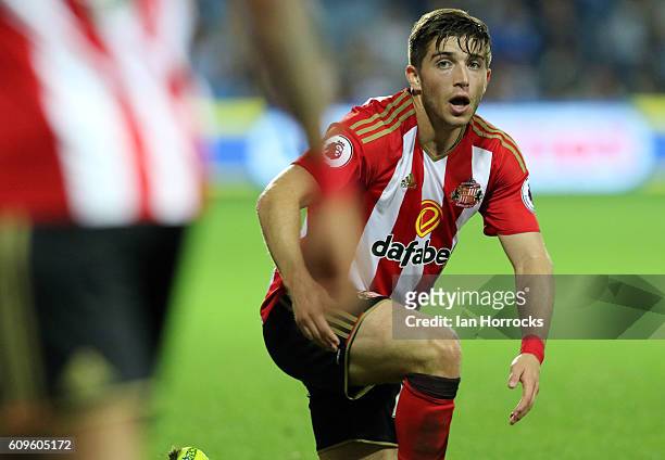 Lynden Gooch of Sunderland during the EFL Cup third round match between Queens Park Rangers and Sunderland AFC at Loftus Road on September 21, 2016...
