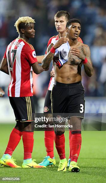 Patrick Van Aanholt of Sunderland during the EFL Cup third round match between Queens Park Rangers and Sunderland AFC at Loftus Road on September 21,...