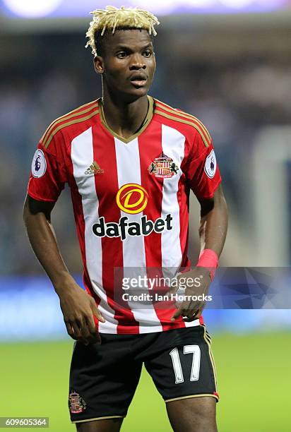 Didier N'Dong of Sunderland during the EFL Cup third round match between Queens Park Rangers and Sunderland AFC at Loftus Road on September 21, 2016...