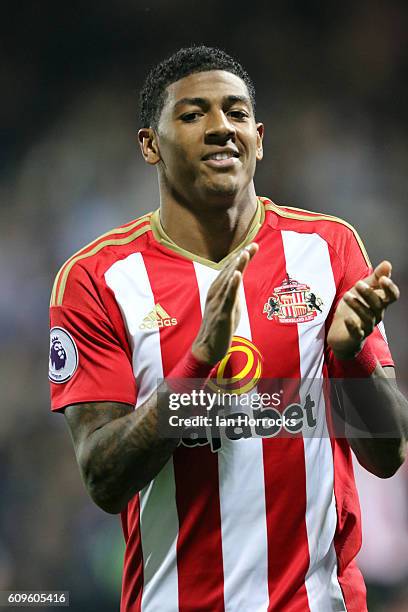 Patrick Van Aanholt of Sunderland during the EFL Cup third round match between Queens Park Rangers and Sunderland AFC at Loftus Road on September 21,...