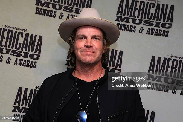 Jack Ingram backstage at the Americana Honors & Awards 2016 at Ryman Auditorium on September 21, 2016 in Nashville, Tennessee.