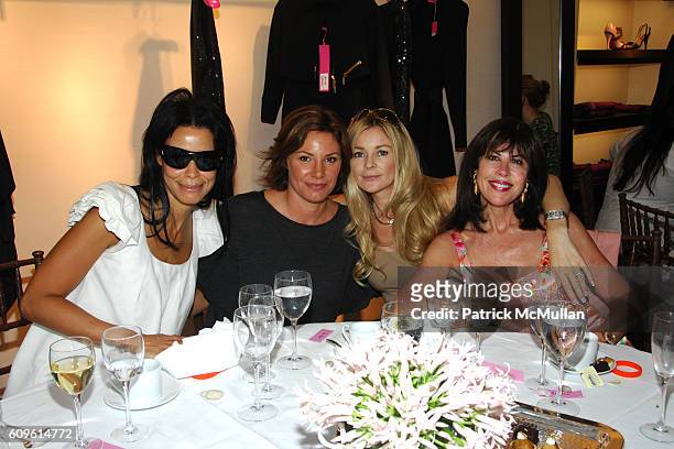 Kim Heirston, Countess Luann deLesseps, Jane Schindler and Lauren Day attend S.L.E Foundation Luncheon held at the Emanuel Ungaro Boutique with Cinta...