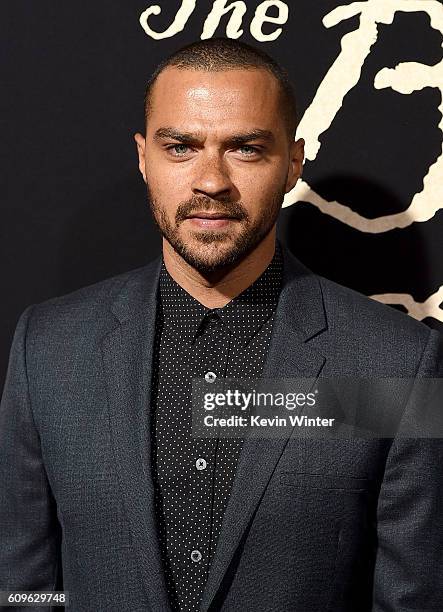 Actor Jesse Williams attends the premiere of Fox Searchlight Pictures' "The Birth of a Nation" at ArcLight Cinemas Cinerama Dome on September 21,...