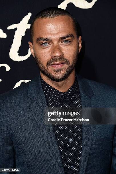 Actor Jesse Williams attends the premiere of Fox Searchlight Pictures' "The Birth of a Nation" at ArcLight Cinemas Cinerama Dome on September 21,...