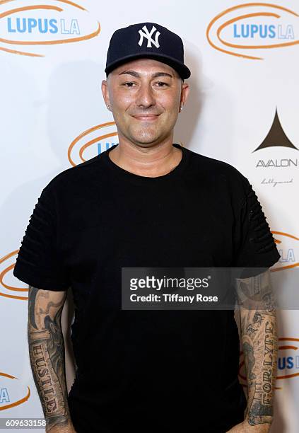 Musician Dennis DeSantis attends the Get Lucky for Lupus LA Celebrity Poker Tournament at Avalon on September 21, 2016 in Los Angeles, California.