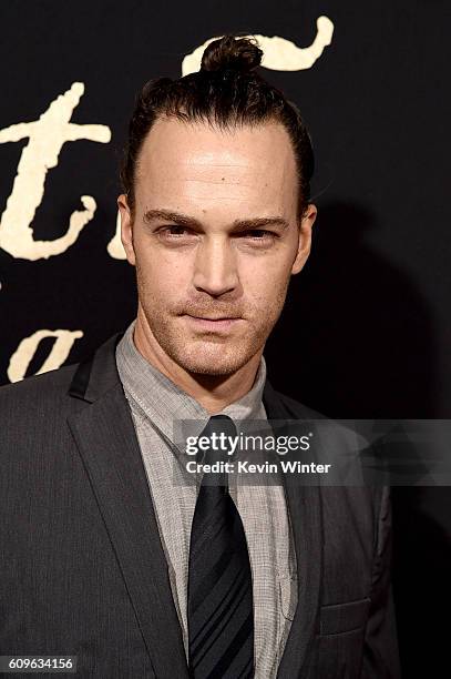 Actor Dominic Bogart attends the premiere of Fox Searchlight Pictures' "The Birth of a Nation" at ArcLight Cinemas Cinerama Dome on September 21,...