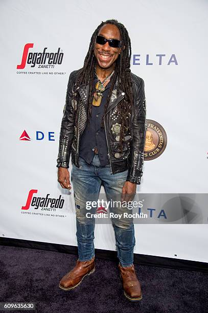 Violinist Boyd Tinsley attends Friars Club honors Martin Scorsese with Entertainment Icon Award at Cipriani Wall Street on September 21, 2016 in New...