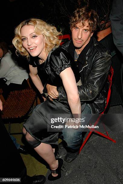 Madonna and Steven Klein attend THE CINEMA SOCIETY and PIAGET host the after party for "REVOLVER" at Gramercy Park Hotel Rooftop on December 2, 2007...