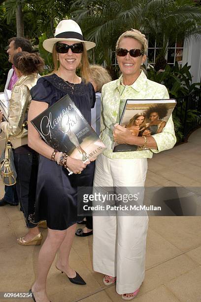 Anne Moore and Laura Warner attend Patrick McMullan Glamour Girls Book Signing/ Breakfast Series at Brazilian Court Hotel on December 21, 2007 in...