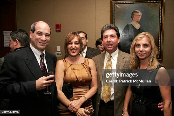 Dr. Charles Prestilacomo, Joanna Plafsky, Robert Plafsky and Linda Savino attend INTERNATIONAL BRAIN RESEARCH FOUNDATION Holiday Cocktail Celebration...