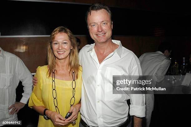 Kimberly DuRoss and Paul Beirne attend BOB COLACELLO Party for His New Book OUT at The Raleigh Hotel on December 6, 2007 in Miami Beach, FL.