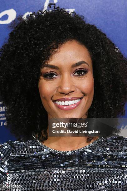 Actress Annie Ilonzeh arrives at the Premiere of Fox Searchlight Pictures' "The Birth Of A Nation" at the ArcLight Cinemas Cinerama Dome on September...