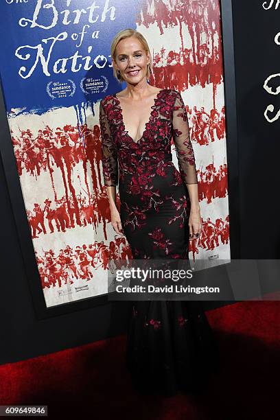 Actress Penelope Ann Miller arrives at the Premiere of Fox Searchlight Pictures' "The Birth Of A Nation" at the ArcLight Cinemas Cinerama Dome on...