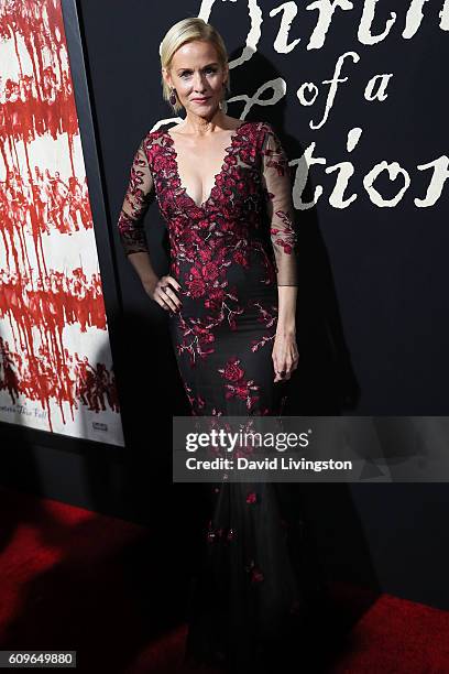 Actress Penelope Ann Miller arrives at the Premiere of Fox Searchlight Pictures' "The Birth Of A Nation" at the ArcLight Cinemas Cinerama Dome on...