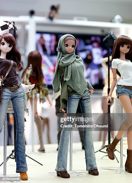 Smart dolls are displayed at the Mirai Store Tokyo on August 22, 2016 in Tokyo, Japan. Isetan Mitsukoshi Holdings Ltd. Re-opens ISETAN The Japan...