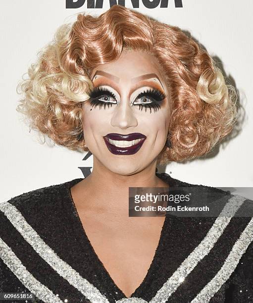 Actor Bianca Del Rio attends premiere of Wolfe Releasing's "Hurricane Bianca" at The Renberg Theatre on September 21, 2016 in Los Angeles, California.