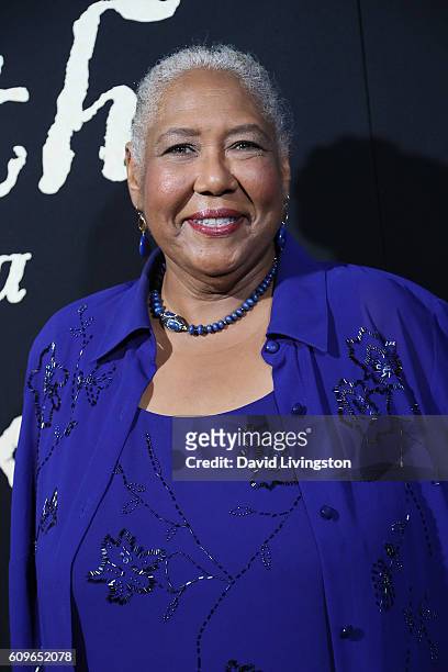 Actress Esther Scott arrives at the Premiere of Fox Searchlight Pictures' "The Birth Of A Nation" at the ArcLight Cinemas Cinerama Dome on September...